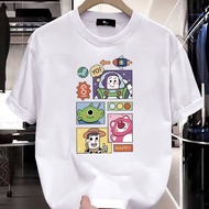 T-shirt fashion popular dengan 7 warna, saiz T-shirt lengan pendek biasa M-2XL, T-shirt lelaki, T-sh