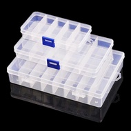 10/15/18/24 Grids Adjustable Slot Plastic Box Compartment Storage Tool Box Container Kotak Barang Kemas Peralatan