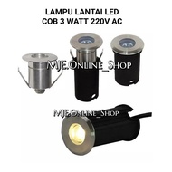 MINI COB LED FLOOR LIGHT 3 WATT 220V AC STEP LIGHT OUTDOOR UPLIGHT COB LED