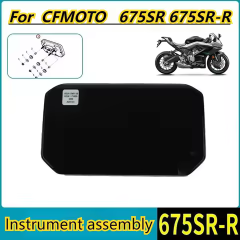 Motorcycle TFT Color Screen Gauges Cluster Speedometer Tachometer For CFMOTO 675SR 675SR-R CF675SR C