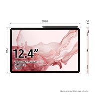 Terhemat Samsung Galaxy Tab S8+ 5G 8Gb 256Gb Tablet Super Amoled