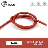 Dây Silicon Chịu Nhiệt Siêu Mềm Cáp Điện Cách Điện 11 Màu 18AWG-26AWG Cho Linh Kiện Điện Tử DC LED