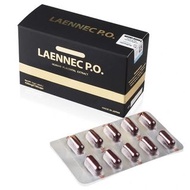 日本萊乃康JBP LAENNEC P.O人胎素精華胎盤素膠囊100粒 黑盒