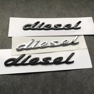 3D diesel Logo Auto Emblem Accessories for Porsche Panamera Cayman Boxster Cayenne Macan GTS Taycan 