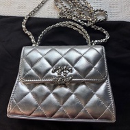 爽快交收可議💰Chanel kelly 23p mini 銀色
