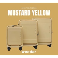 Wander Open Front Travel Bag The Most Slippery Wheels 25/28 Inches | Luggage 25/28 inch