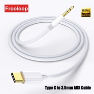Type C to 3.5mm Male AUX Audio Cable Hi-Fi Stereo USB C to AUX Jack Headphone Adapter