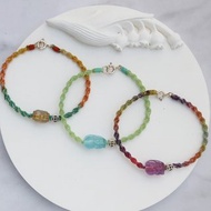 【水晶蠟繩系列】貔貅x招財x咬錢x波浪編 天然水晶蠟繩手鍊