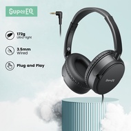 SuperEQ Y101หูฟังพิเศษแสงสเตอริโอ3.5มม. AUX ดนตรี40มม. หูฟังแบบมีสายไดรเวอร์สำหรับ MP3คอมพิวเตอร์โทร