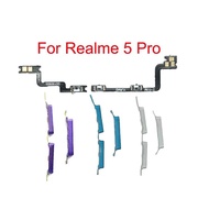 Power On Off Button Flex And Out Side Volume Up Down Button Flex For Realme 5 Pro