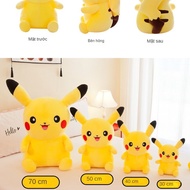 Thú Nhồi Bông Pikachu 38cm. ấu bông teddy bear Pikachu thú nhồi bông cao cấp hình pikachu nhiều size