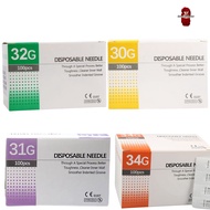 100pcs/box 30G 31G 32G 34G Disposable Needle Small Tattoo Needle Meso Needle tool