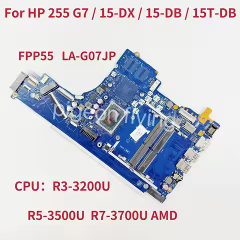 LA-G07JP For HP 15T-DB 15-DB 15-DX Laptop Motherboard CPU: 3050U R3 R5 R7 AMD DDR4 L46515-001 L46515