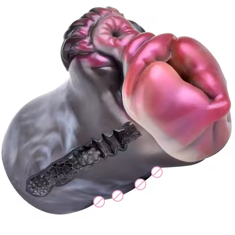 GEEBA Single Channel Fantasy Animal Rabbit Design Male Masturbator Silicone Men's Onahole Realistic 