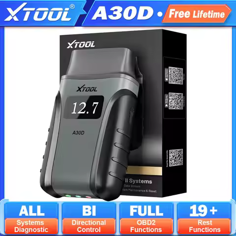 XTOOL Anyscan A30D All Systems Diagnostic Tools OBD2 Bluetooth Scanner Bi directional Code Reader CA