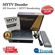 <NEW TERBARU 2025> MYTV Decoder - 6 Mth Warranty MYFREEVIEW HDTV DVBT2 Malaysia Channel TV DTV Dekod