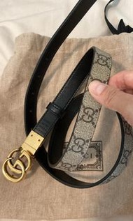 Gucci 皮帶 雙面顏色可用