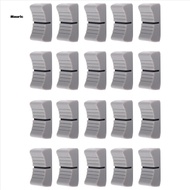 20Pcs 24mmx11mmx10mm Console Mixer Slider Fader Knobs Replacement for Potentiometer Gray Knob Black 