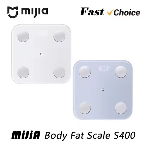 NEW Mijia Body Fat Scale S400 Bluetooth 5.0 LED Display Weight Dual Frequency Accurate Measurement W