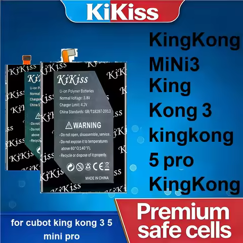 Mobile Phone Battery Fast Charging Kingkong MINI3 Kingkong 3700-8800mAh For Cubot King Kong 3 5 Mini