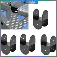 Dark Multifunction 4 By 4 Post To Beam Mooring Brackets Corrosion Resistant Metal Brackets 4Pcs