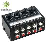 Mixer Audio Stereo 4channel Support Input RCA Dan Output Mixer Stereo