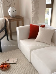 Texdream Attitude Burgundy Red Pillowcase Modern Simplicity Style Home Decor Square Cotton Fabric So