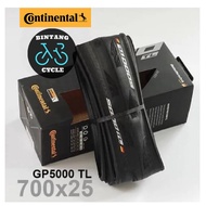 Outer Tire Continental Grand Prix GP 5000 TL Tubeless 700x25 ETRTO 25-622 GP5000 TL Roadbike Tire