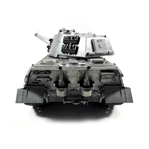 1/16 Scale Mato Metal King Tiger BB RTR RC Tank 1228 Tracks Wheels 2.4Ghz 4CH 360 Rotation RC Model