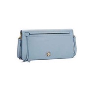 美國 tory burch brody clutch 馬卡龍色系皮革透明LOGO 郵差包 -三色