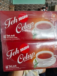 10 Kotak Teh Celup Sosro (1 Kotak isi 15 Pcs)