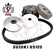 SUZUKI VS125 VS 125 FRONT PULLEY REAR PULLEY WITH TIMING BELT COMPLETE SET STD