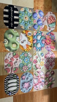 Keset Printing 3D Diatomite - Lap Kaki serap air Motif 3D