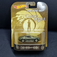 Diecast Car Hotwheels 1:64 JAMES BOND 007 CASINO ROYALE ASTON MARTIN DBS
