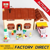 Lepin 16005 Simpsons House 2575Pcs Model Building Block Bricks Compatible 71006 Boy gift BK2425