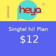 heya Singtel hi! $12 Plan Top Up / Recharge / Renewal