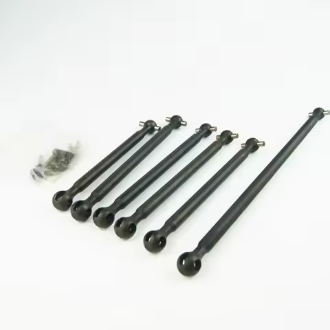 Strengthen 9mm Steel Front Rear Drive Shaft CVD Dog Bone For Losi 5ive T Rovan LT Km X2