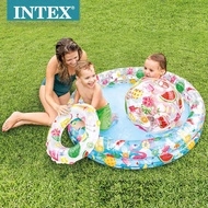 INTEX59460 Star Pool Set Inflatable Family Swimming Pool Children Ocean Ball Pool Sand Pool