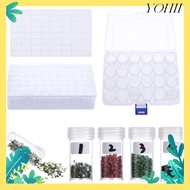 YOHII 6/24/60PCS Diamond Painting Drill Bottles Empty Bottle Plastic Lables Diamond Painting Accesso