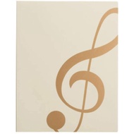 Nakano Music Lesson File Treble Clef Ivory Gold FL-95/GC/IVG