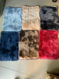 Combo 5 Thảm chân lông xù Thảm chùi chân thảm lau chân lông xù loang cao cấp 40x60cm siêu mềm mịn -