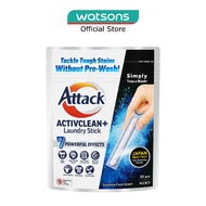 ATTACK Activclean+ Laundry Detergent Stick Capsule (Anti Mould + Kills 99.99% Germs) 22s
