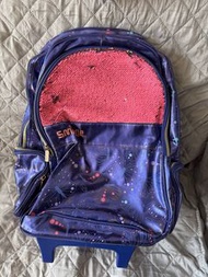 Smiggle 滾輪書包 蝴蝶圖案