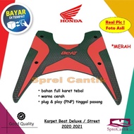 karpet beat deluxe / beat street 2020 2021 new - bahan karet tebal - merah