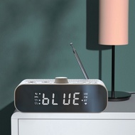 Clock Radio with Bluetooth Streaming Play LED Display Dual Alarm Clock 1500MAh Hi-Fi Speaker with Woofer Unit FM