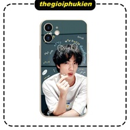 IPHONE Kpop Seokjin 6/7/8/plus/x/xr/xs/11/12/13/14/pro max square edge camera protection case - e688