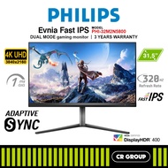 PHILIPS 32M2N5800 31.5-inch W-LED Dual Mode UHD 160Hz / FHD 320Hz Evnia Fast IPS Gaming Monitor (3Yr