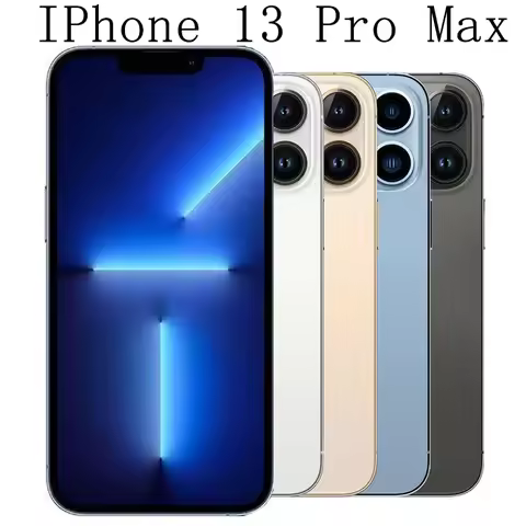 Apple iPhone 13 Pro Max Unlocked Original 128GB 256GB 512GB 1TB ROM Genuine OLED A15 IOS Face ID NFC