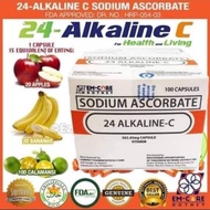24 Alkaline C Vitamins (Sodium Ascorbate)