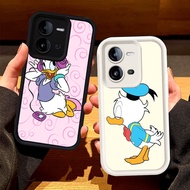 Casing for VIVO Y28 Y17S V25E Y28s V25 Silicone Case H-30 Donald duck